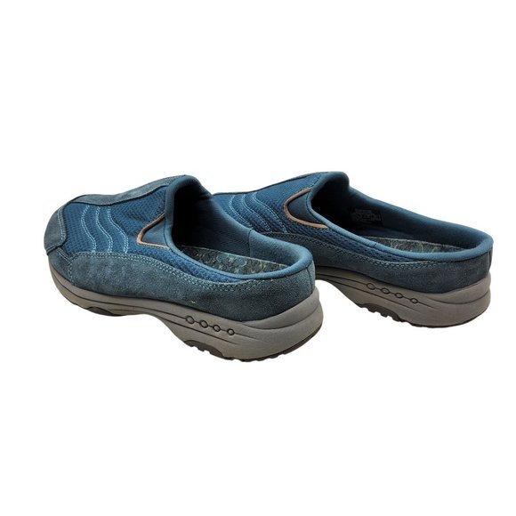 Easyspirit Womens ESTravel Time Blue Brushed Leather Slide On Mules - Picture 5 of 8